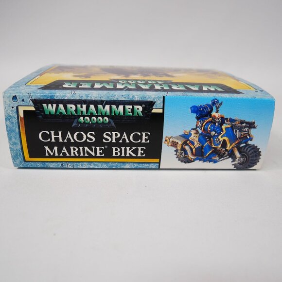 Warhammer 40K Chaos Space Marine Bike Games Workshop OOP Partially Built GW - Picture 3 of 6